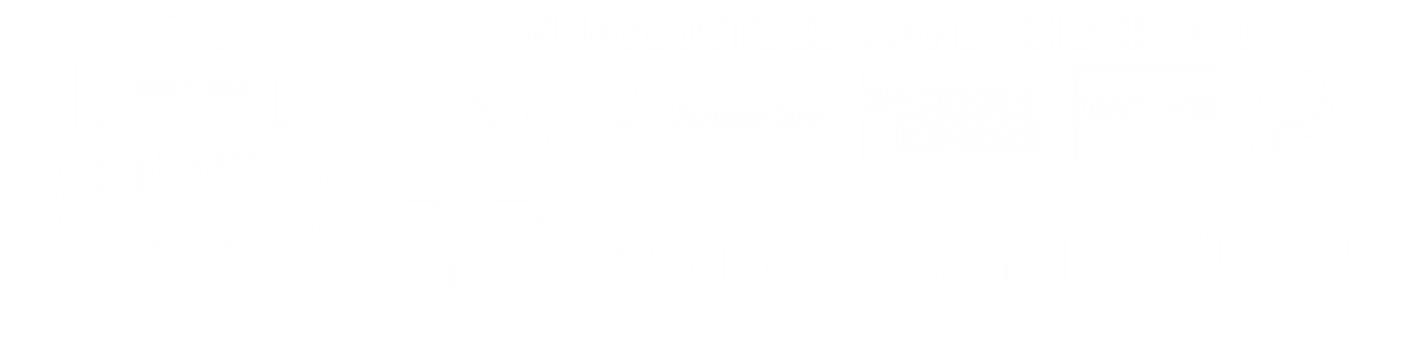 Guaranteed safe checkout — Visa, MasterCard, American Express, Discover, PayPal